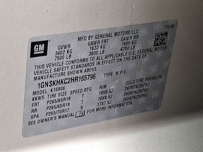 2017 Chevrolet Suburban LT