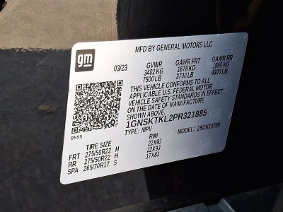 2023 Chevrolet Tahoe High Country