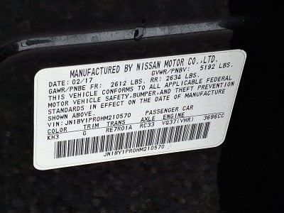 2017 INFINITI Q70L 3.7X