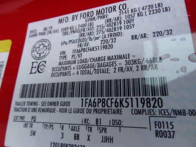 2019 Ford Mustang GT Premium