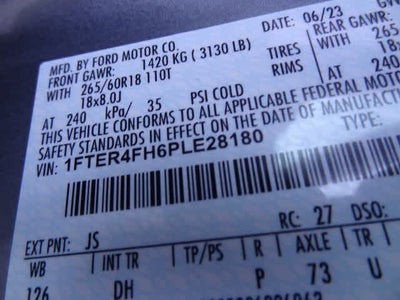 2023 Ford Ranger Lariat