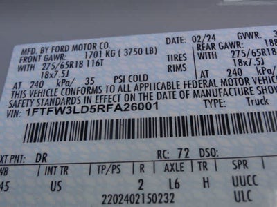 2024 Ford F-150 XLT