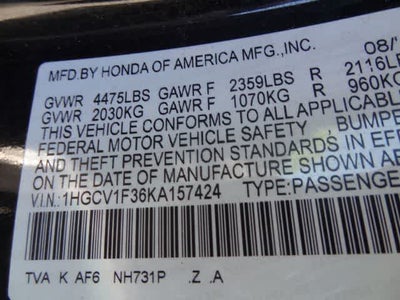 2019 Honda Accord Sport