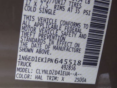 2023 Nissan Frontier PRO-4X