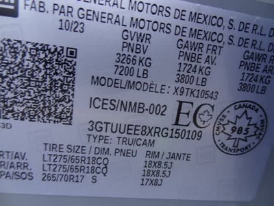 2024 GMC Sierra 1500 AT4