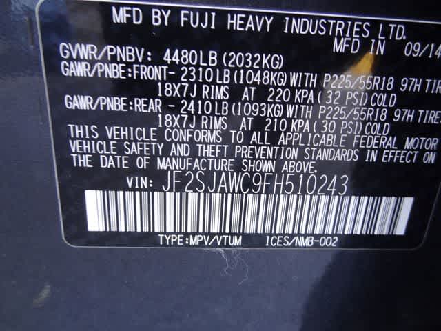 2015 Subaru Forester 2.5i Touring