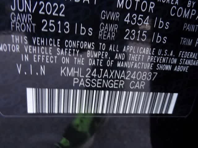 2022 Hyundai Sonata SE