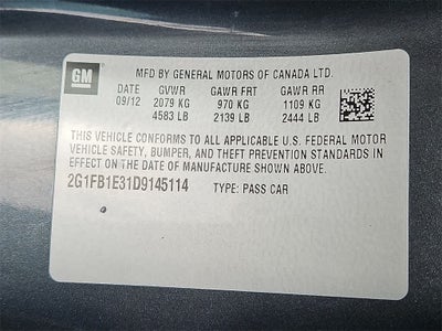 2013 Chevrolet Camaro LT