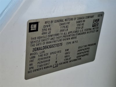 2016 Chevrolet Equinox LTZ