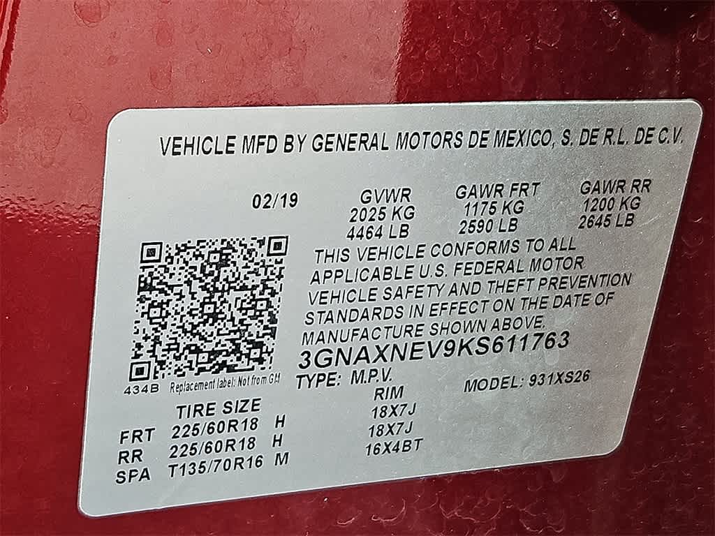 2019 Chevrolet Equinox Premier