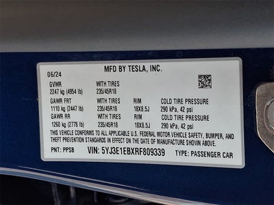 2024 Tesla Model 3 Long Range
