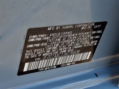 2018 Subaru Crosstrek 2.0i CVT