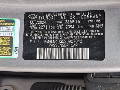 2025 Hyundai Elantra SEL Sport