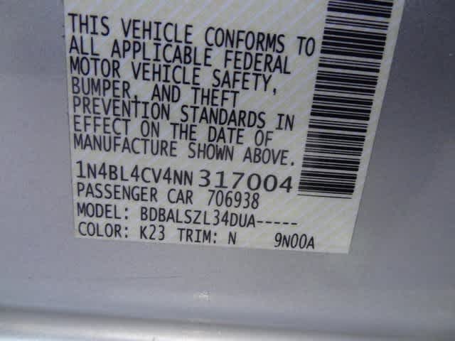 2022 Nissan Altima 2.5 SR