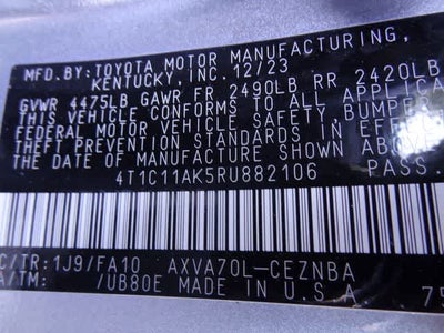 2024 Toyota Camry LE