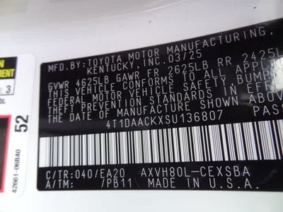 2025 Toyota Camry SE