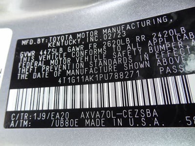 2023 Toyota Camry SE