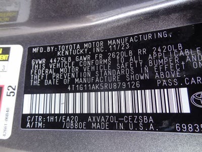 2024 Toyota Camry SE