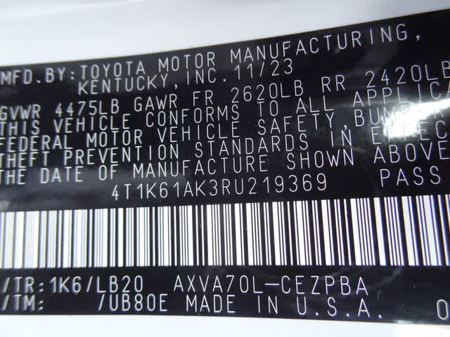 2024 Toyota Camry XSE