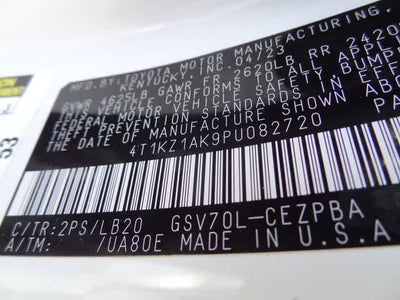 2023 Toyota Camry XSE V6