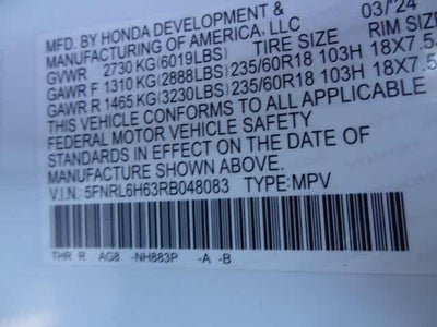 2024 Honda Odyssey EX-L