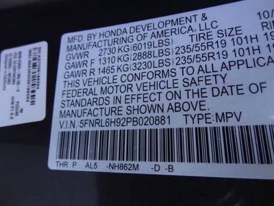 2023 Honda Odyssey Elite