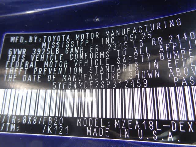 2025 Toyota Corolla LE