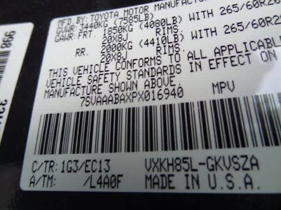 2023 Toyota Sequoia SR5