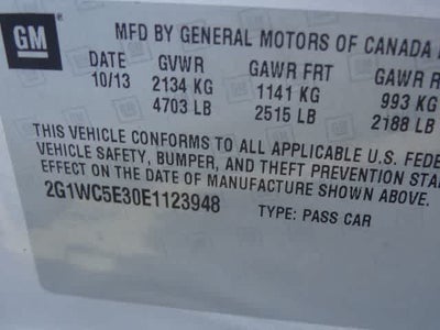 2014 Chevrolet Impala Limited LTZ