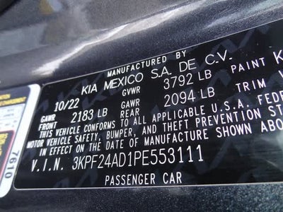 2023 Kia Forte LXS
