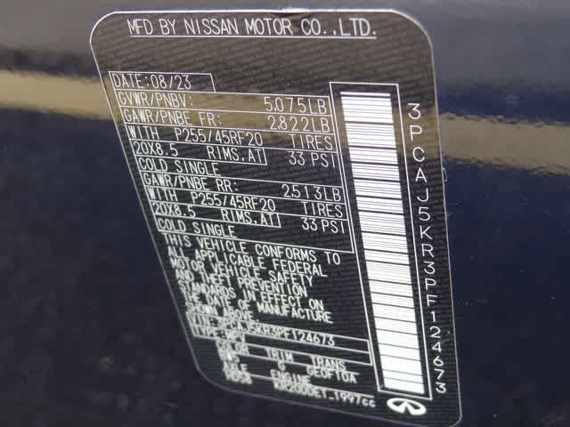2023 INFINITI QX55 ESSENTIAL