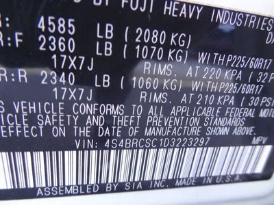 2013 Subaru Outback 2.5i Limited