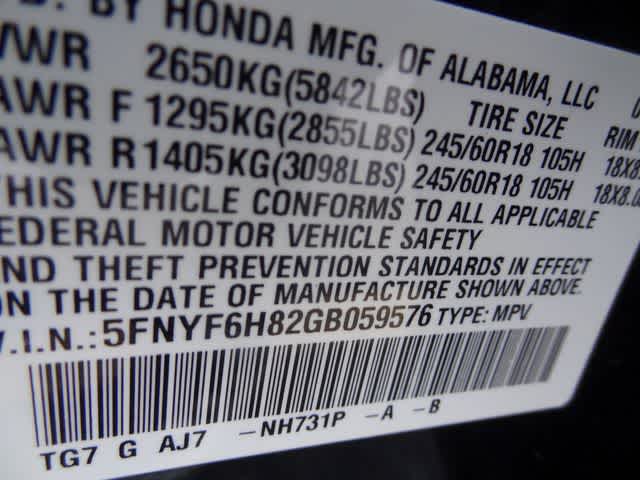 2016 Honda Pilot EX-L