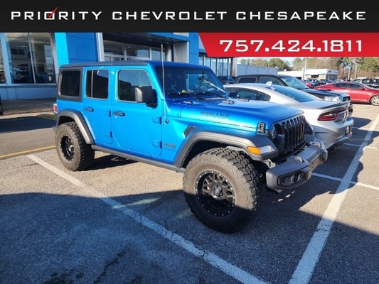 2022 Jeep Wrangler Unlimited Willys in Chesapeake, VA | Chesapeake Jeep  Wrangler Unlimited | Priority INFINITI of Greenbrier