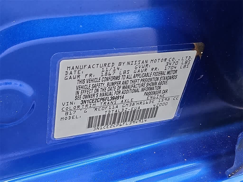 2015 Nissan Versa Note SV