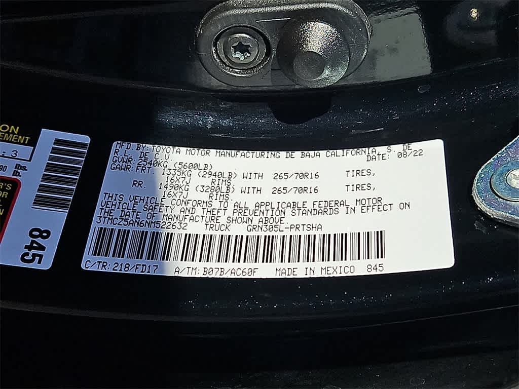 2022 Toyota Tacoma TRD Off Road