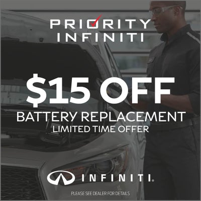 $15 Off Battery Replacement