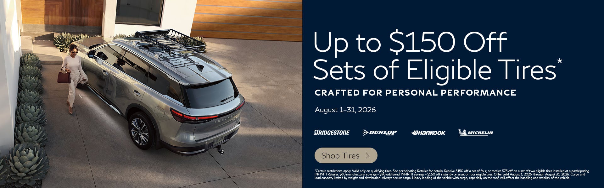 SD INFINITI Tire Offer 