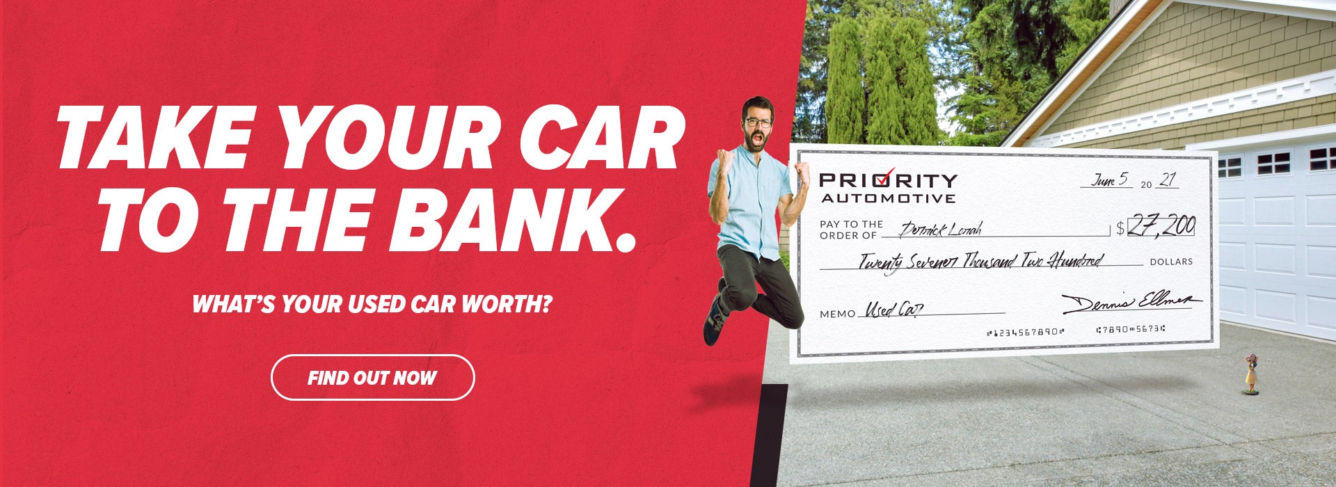 Take your car to the bank!